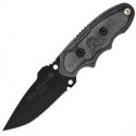 TOPS Tom Brown Tracker Scout Combat Fixed Knife Black Plain Blade Micarta Handle