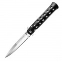Cold Steel Ti-Lite 4" Folding Knife Plain Edge Black Zytel Handle
