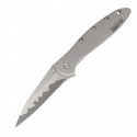 Kershaw Ken Onion Leek Folding Knife Plain Edge Composite blade Stainless Steel  Handle
